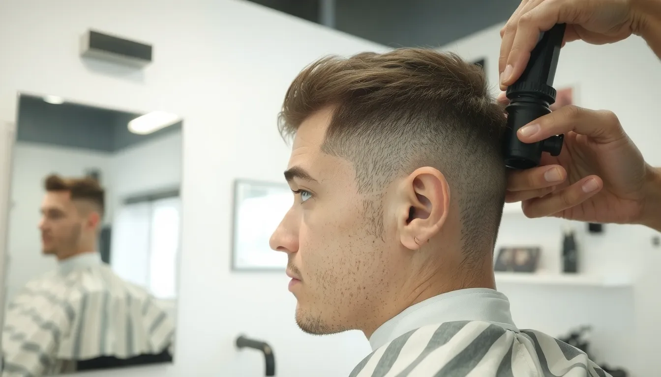 coiffures cheveux courts homme