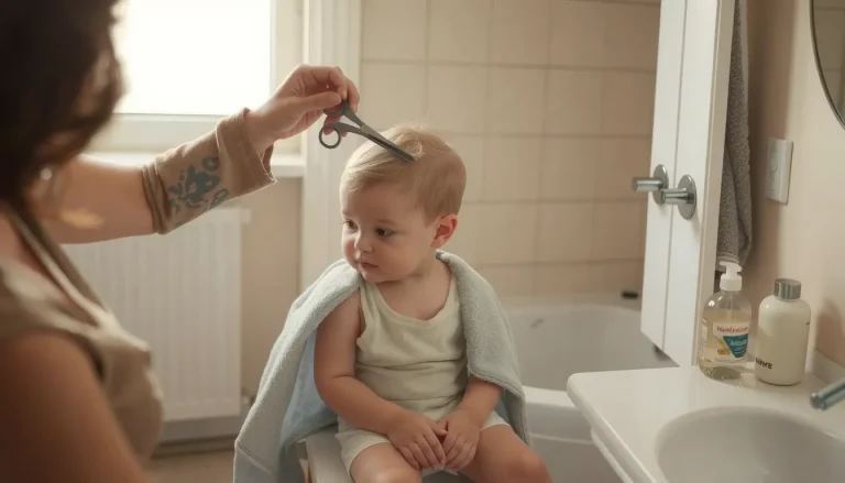 Coupe cheveux bébé garçon : le guide complet pour une première coupe réussie