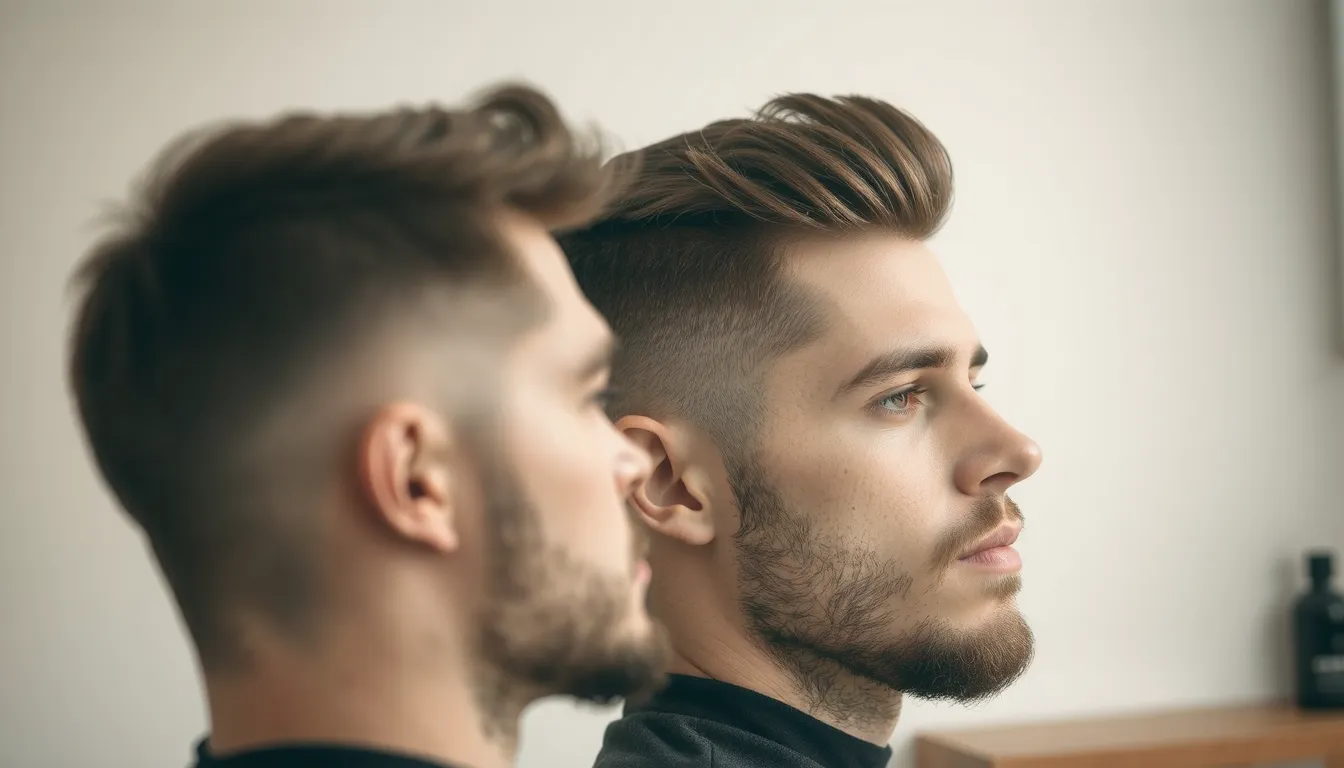 coupe de cheveux homme barbe