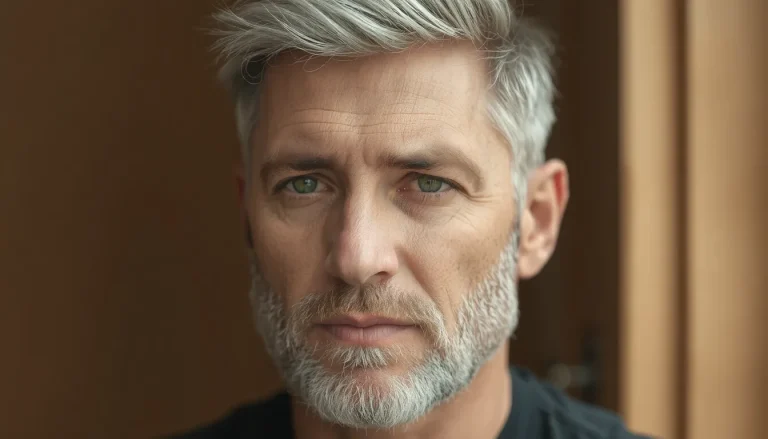 Coupe homme cheveux blanc : les styles qui valorisent les cheveux gris