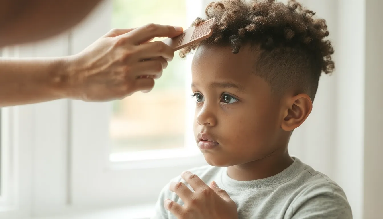 coiffure garçon métisse dégradé