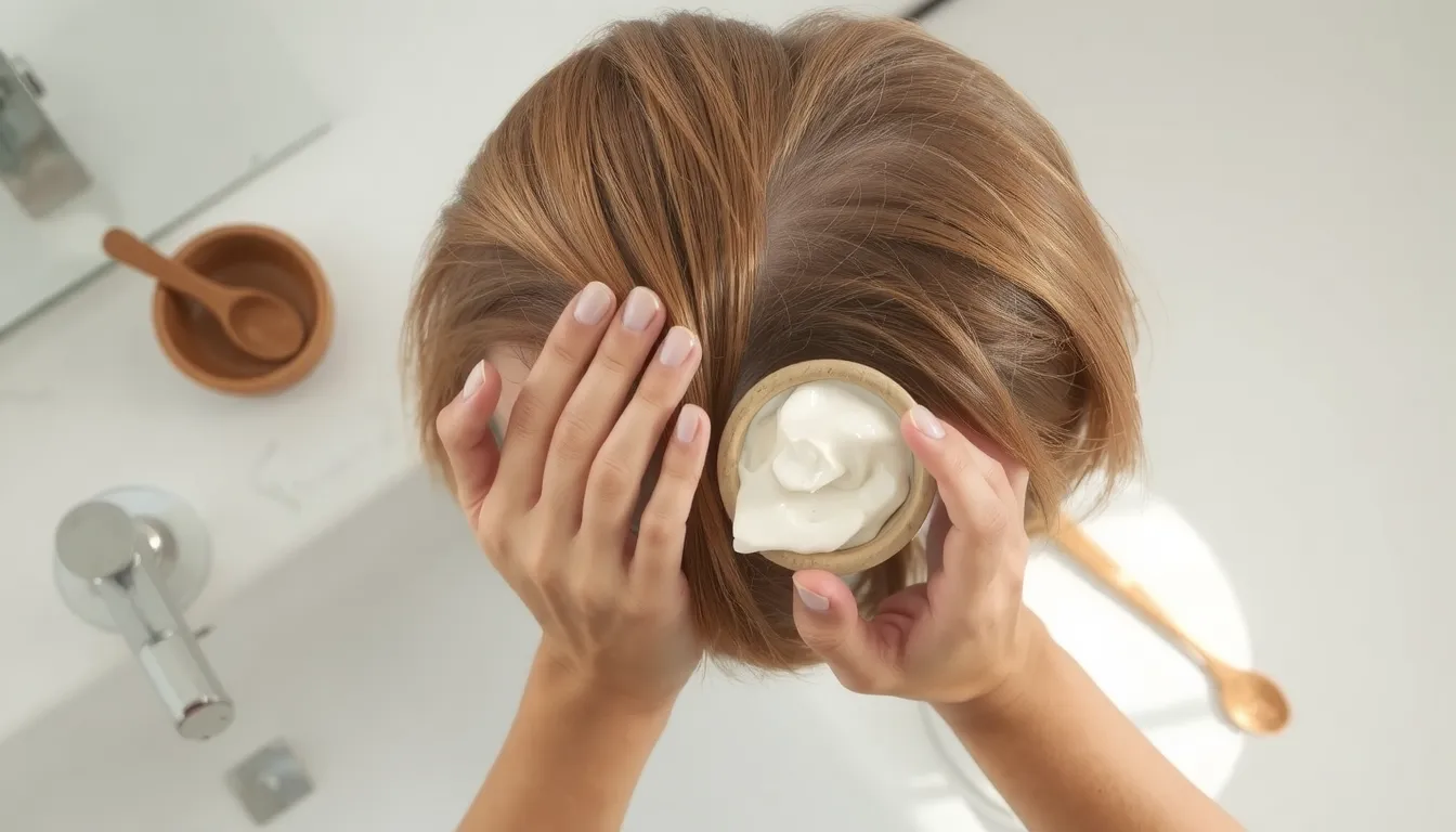gommage pour cheveux colorés