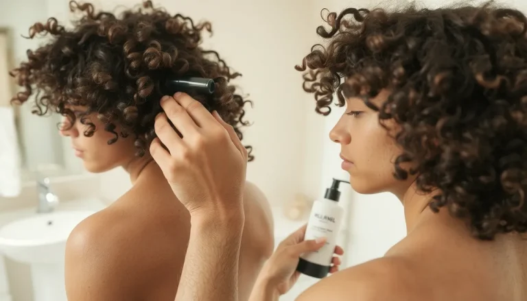 Cheveux longs bouclés homme : coupes, routine et coiffage au quotidien